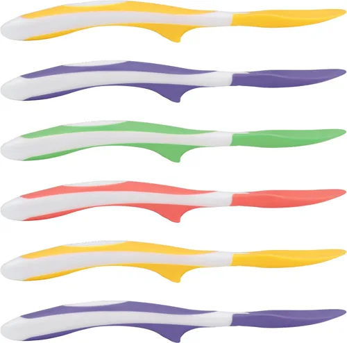 Miniatura 2 de Dr. Brown's cucharas para niños pequeños con punta suave, paquete de 6, multicolor