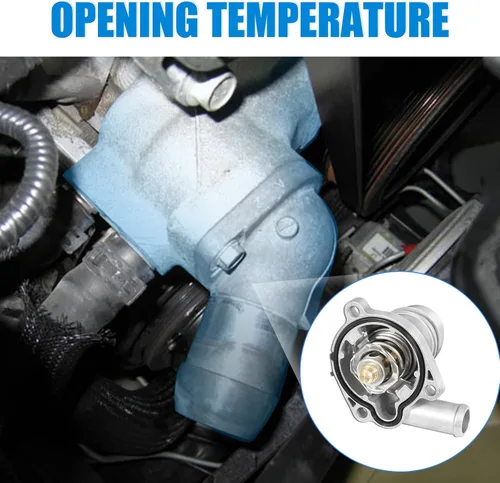 Miniatura 5 de AUTOBABA 902-808 Conjunto de carcasa de termostato refrigerante de aluminio de mejora compatible con Chevy Trax Sonic 13-20, Cruze 11-16, Buick