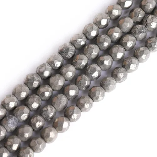 Miniatura 82 de GEM-Inside - Cuentas sueltas de turmalina negra natural de 0.157 pulgadas (0.157 in) facetadas de grado AAA, cuentas de energía de piedra energética