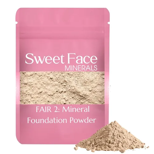 Miniatura 32 de Sweet Face Minerals - Recambio de polvo de base (BEIGE) (bolsa de 0.42 oz) por Sweet Face Minerals, polvo de maquillaje ligero y mineral suelto