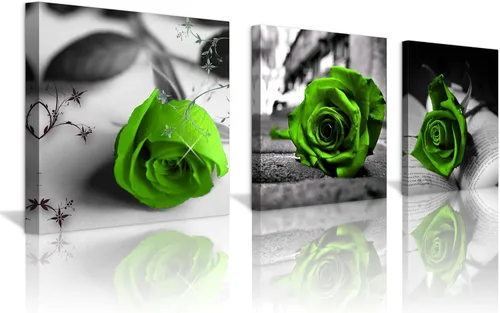 Miniatura 19 de NAN Wind 3 piezas de arte de pared de flores azules, impresión botánica moderna, ilustración floral floreciente, salpicaduras de acuarela y elegante
