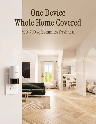 Miniatura 6 de Difusor de aceite esencial para el hogar, difusor inteligente de aromaterapia sin agua SF101S Pro, aroma de habitación enchufable con temporizador