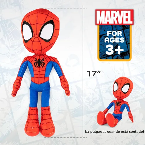 Miniatura 2 de Jay Franco Marvel Spidey and His Amazing Friends Spiderman Pillow Buddy - Microfibra de poliéster súper suave, 17 pulgadas