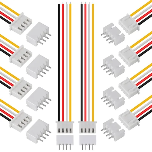 Miniatura 14 de ACEIRMC XH - Juego de conectores JST-XH, 10 pares, conector macho y hembra de 3 pines, adaptador de enchufe con cable plano de 7.874 in, 26 AWG