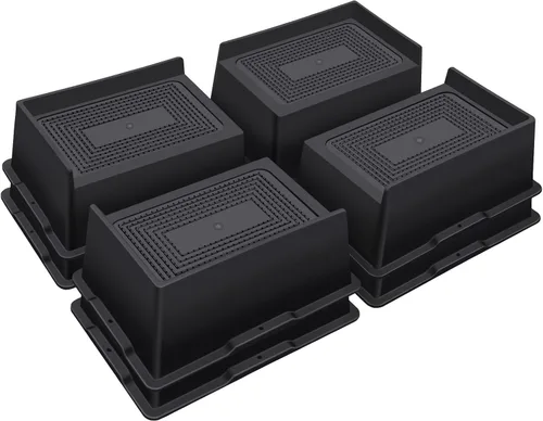 Miniatura 18 de ANNKUT Elevadores de cama de 2 pulgadas, resistentes, elevadores de sofá de gran tamaño, elevadores de muebles extra anchos para sofá, mesa