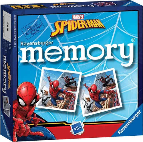 Miniatura 2 de Ravensburger 21308 Spiderman Marvel Spider-Man-Mini Memory Niños a partir de 3 años - Juego clásico de pares a juego
