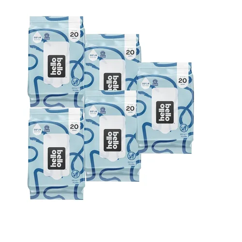 Miniatura 13 de Hello Bello Toallitas premium, diseñadas para pieles sensibles con extractos de manzanilla y aloe, Rosy Posy