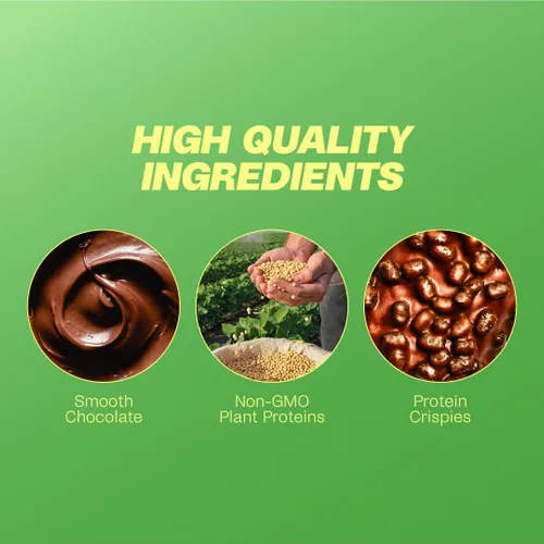 Miniatura 5 de Misfits Barras de proteína vegana – Pan de plátano Barras nutricionales – 0.49 oz de proteína, 0.04 oz de azúcar, a base de plantas, bajas