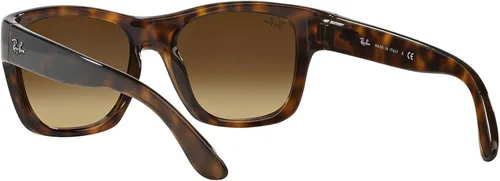 Miniatura 6 de Ray-Ban Gafas de sol unisex con montura Habana ligera, lentes degradadas marrones, 2.087 in