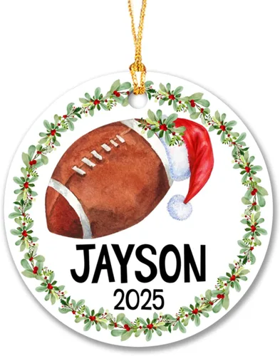 Miniatura 13 de Adorno de Navidad de béisbol para niños, adorno de Navidad personalizado, adorno de jugador de béisbol, adornos para árbol de Navidad 2024, regalo