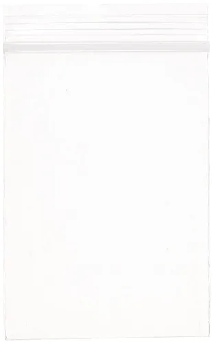 Miniatura 54 de Aviditi Poly Bolsa con cierre hermético blanco, Transparente, 1000 Claro