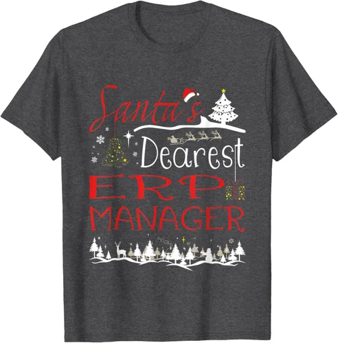 Miniatura 12 de ERP Manager Xmas Job Cute Christmas T-Shirt