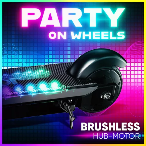 Miniatura 4 de Razor Sonic Glow Scooter eléctrico negro con luces LED y altavoz inalámbrico Bluetooth