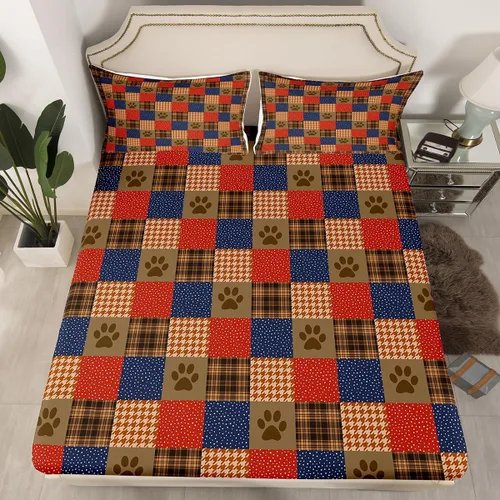 Miniatura 11 de Manfei Sábana bajera ajustable de búho de dibujos animados, tamaño individual, juego de ropa de cama de flores en acuarela de 2 piezas para Multi 09