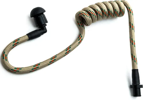 Miniatura 10 de Tubeez Walkie Talkie Auricular con tapones negros para los oídos – Tubo roscado de bloqueo de humedad que se adapta a cualquier auricular de radio