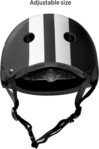 Miniatura 3 de Radio Flyer Casco para niños, negro mate, para niños de 2 a 5 años, tamaño ajustable, pasa el estándar de seguridad del casco de bicicleta de EE.