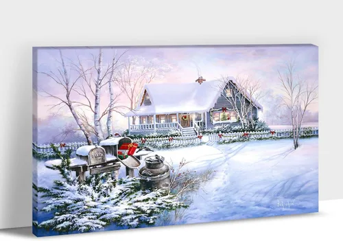 Miniatura 34 de Arte de pared de granja - Lienzo de arte de pared de margaritas con cita de Jesús, Hoy elijo fe, esperanza, amor, paz, alegría, pintura de flores