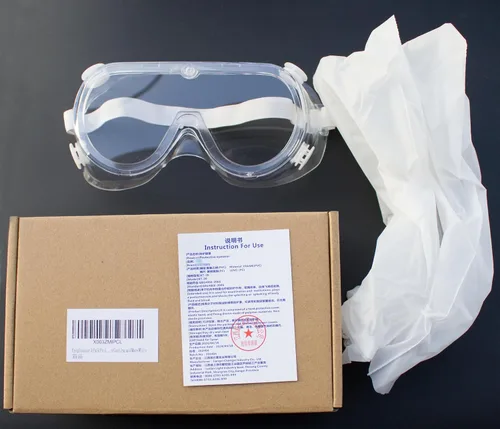 Miniatura 6 de Paquete de 3 gafas de seguridad ajustables para protección ocular contra salpicaduras ajustables para laboratorios, trabajadores de construcción