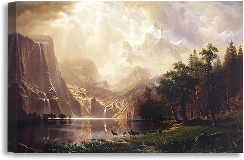 Miniatura 61 de DECORARTS - Impresiones de Giclee de Lirios de Agua de Claude Monet, Arte de Pared Enmarcado con Marco de Madera Maciza, Decoración de Jardín
