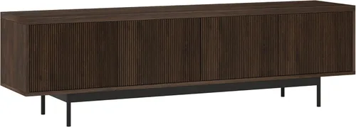 Miniatura 10 de Henn&Hart Whitman, soporte rectangular para TV de 70 pulgadas, color blanco aliso