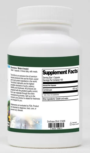 Miniatura 2 de Melón - 450 mg (100 Cápsulas, ZIN: 519486)