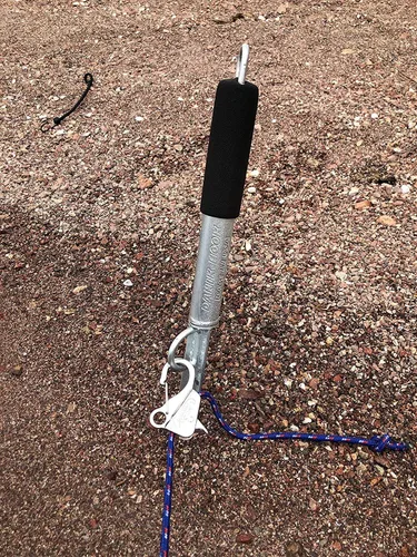 Miniatura 4 de Danik Hook Gancho de anclaje ajustable de acero inoxidable, sistema de anclaje marino sin nudos para barcos, caravanas y uso al aire libre
