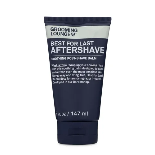 Grooming Lounge Lo mejor para el último después del afeitado, bálsamo calmante después del afeitado, calma instantáneamente la piel irritada,