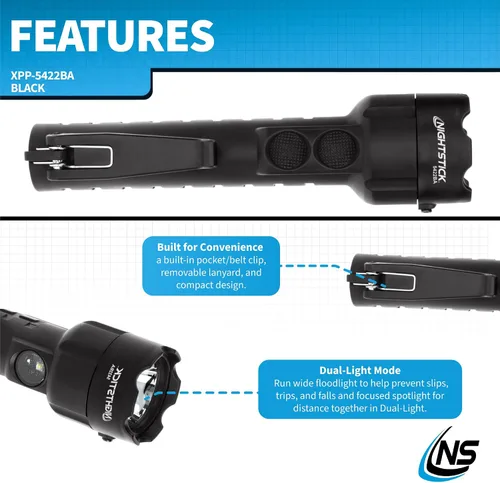 Miniatura 3 de Nightstick XPP-5422GMXA Linterna de doble luz intrínsecamente segura con imanes - 3 AA (no incluidos) - Verde - ATEX