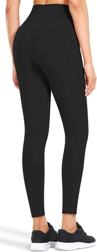 Miniatura 8 de Fengbay 3 Pack High Waist Yoga Pants with Pocket Leggings Tummy Control Workout Running Yoga Leggings for Women