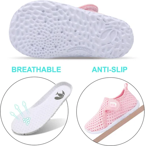 Miniatura 4 de JOINFREE Zapatos de agua para bebés y niños pequeños, sandalias para niños y niñas, zapatillas transpirables para caminar y correr