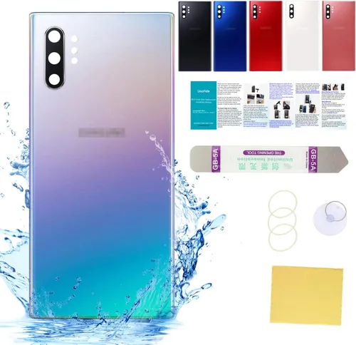 Miniatura 15 de Compatible con Samsung Galaxy Note 10+ Plus - Tapa trasera de cristal de repuesto de 6.8 pulgadas SM-N975U, todos los operadores con manual