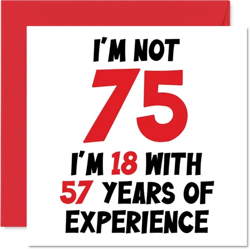 Miniatura 47 de Tarjeta de cumpleaños número 100 para mujeres y hombres, no 100, soy 18 con 82 años de experiencia, divertida tarjeta de felicitación de feliz