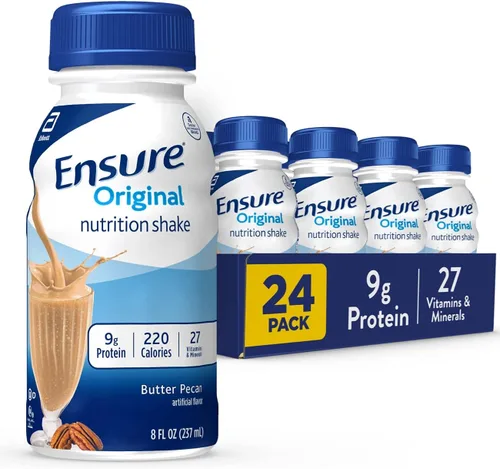 Miniatura 10 de Ensure Original Latte de Café Nutritivo Batido Pequeño de Reemplazo de Comida Listo Para Beber 9g de Proteína, 27 Vitaminas y Minerales 8 fl