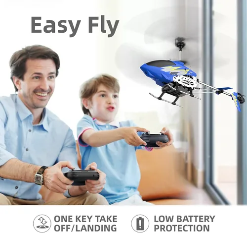 Miniatura 3 de Cheerwing Helicóptero de control remoto U12 con retención de altitud, mini helicóptero RC para adultos y niños, una tecla de despegue/aterrizaje y 2