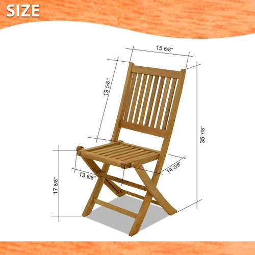 Miniatura 3 de Amazonia Teak Budapest - Juego de comedor rectangular de teca (7 piezas)