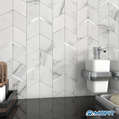 Miniatura 3 de MOFIT Protector contra salpicaduras despegar y pegar para cocina, panel de pared 3D azulejo despegar y pegar autoadhesivo protector contra