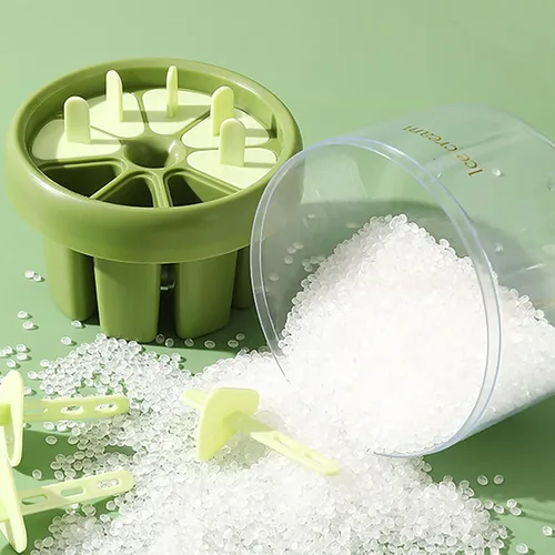Miniatura 8 de Moldes de silicona para paletas de 8 piezas, moldes de paletas reutilizables, moldes de paletas de hielo, bricolaje, práctica máquina de paletas