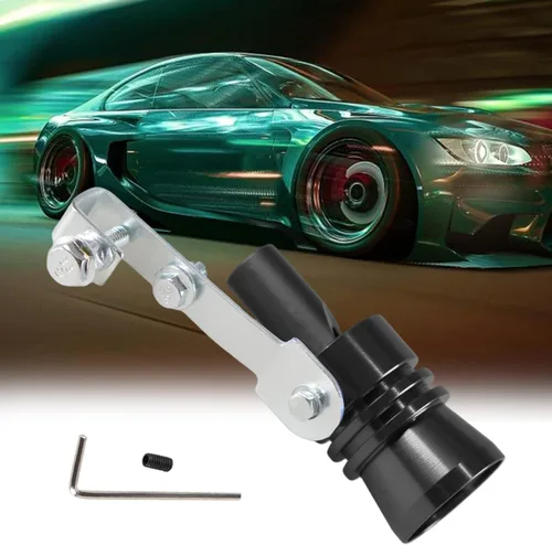 Miniatura 6 de Silenciador universal de tubo de sonido turbo simulador de sonido de tubo de escape potenciador de sonido compatible con camiones, motocicletas