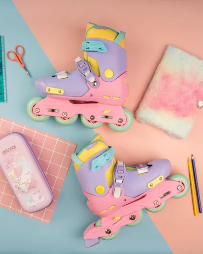 Miniatura 5 de C SEVEN C7skates Nostalgic Jr. - Patines en línea para niñas, niños y jóvenes Jelly