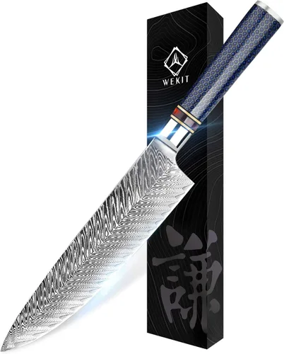 Cuchillo de chef de 8 pulgadas, cuchillo de chef japonés VG10, cuchillo de cocina japonés VG10, cuchillo de acero inoxidable de alto carbono de 67