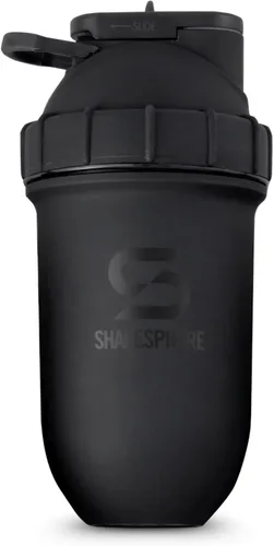 Miniatura 12 de SHAKESPHERE Botella agitadora de acero inoxidable - Botella agitadora de proteína aislada de 24 onzas para bebidas calientes y frías - Ideal