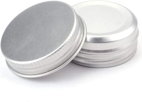 Miniatura 3 de Tosnail Paquete de 96 mini latas redondas de 0.5 oz/0.5 fl oz con tapas de rosca, recipientes de aluminio vacíos de estaño, tarros de almacenamiento