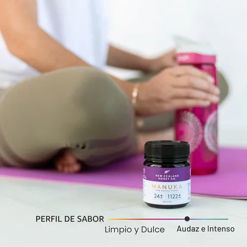 Miniatura 6 de New Zealand Honey Co. Miel de manuka cruda UMF 24+ / MGO 1122+ Certificado UMF 17.6oz Miel cruda pura