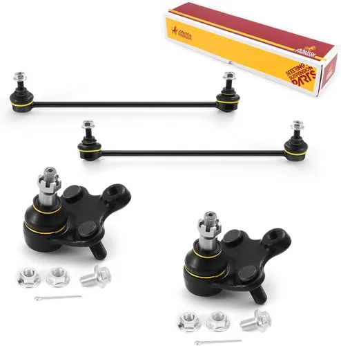 Miniatura 150 de Metrix Premium Chassis Parts - Juego de 4 piezas de articulación de rótula superior y barra estabilizadora delantera para Ford Ranger RWD 1998-2011