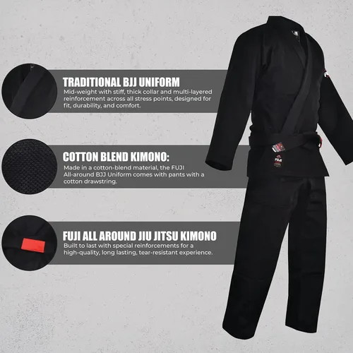 Miniatura 5 de FUJI All-Around BJJ Uniform BJJ & Jiu Jitsu Gi