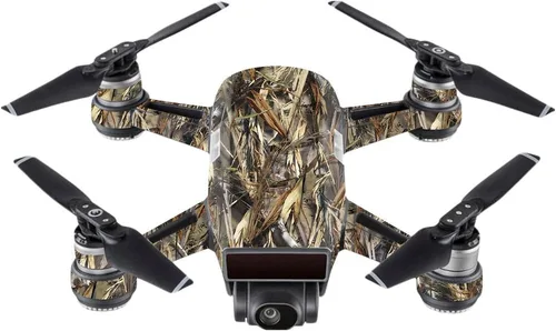 Miniatura 5 de MightySkins Skin compatible con DJI Spark Mini - Camuflaje rojo Funda protectora de vinilo duradera y única Fácil de aplicar, quitar y cambiar