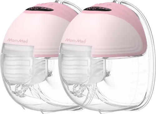 Miniatura 22 de MomMed Extractor de leche portátil (modelo S21) - Extractor de leche eléctrico doble manos libres, diseño a prueba de fugas, 3 modos