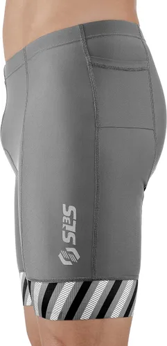 Miniatura 35 de SLS3 Pantalones cortos de triatlón para hombre – Tri Shorts para hombre – 2 bolsillos FRT – Diseñado por atletas para carreras