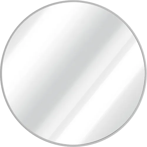 Miniatura 4 de HBCY Creations Espejo redondo pequeño, espejo de pared plateado de 20 pulgadas para entrada, baño, sala de estar y más, espejo minimalista moderno