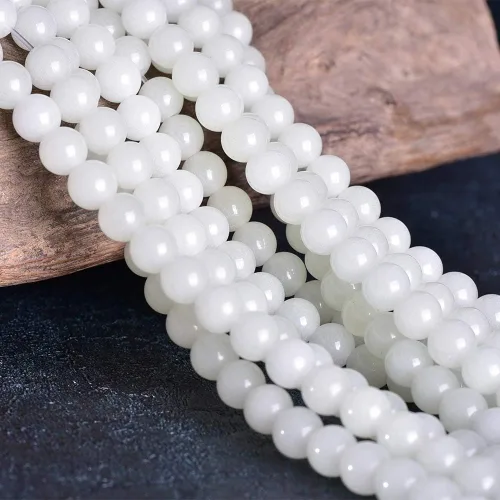 Miniatura 47 de 6mm Cuentas Redondas de Granate para Hacer Joyería DIY, Poder Curativo de Cristal, Piedras Preciosas Sueltas para Hacer Pulseras y Collares, Hilo
